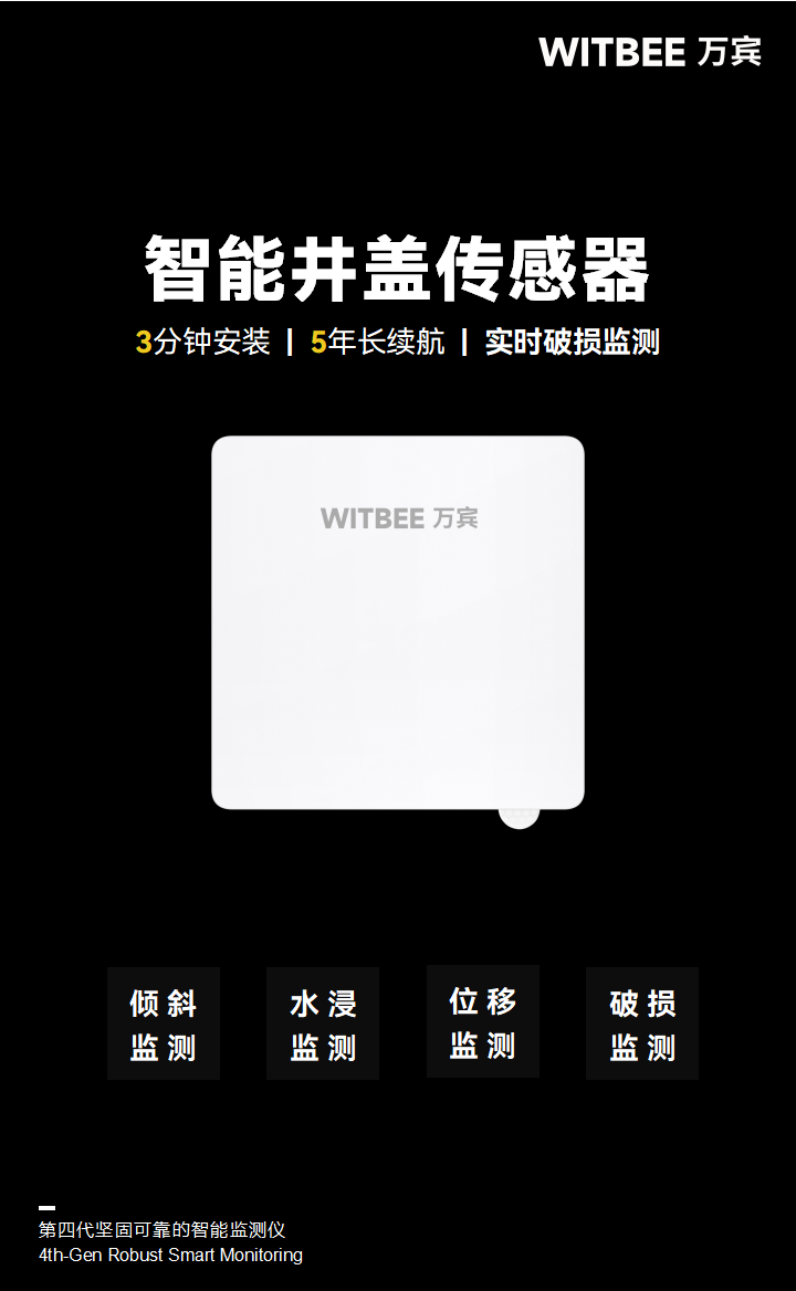 智能井蓋傳感器(異動(dòng)+破損監(jiān)測(cè)) EN100-C(圖1)